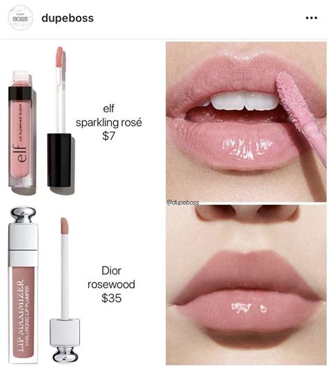 dior ローズ ウッド|Dior rosewood lip glow dupe.